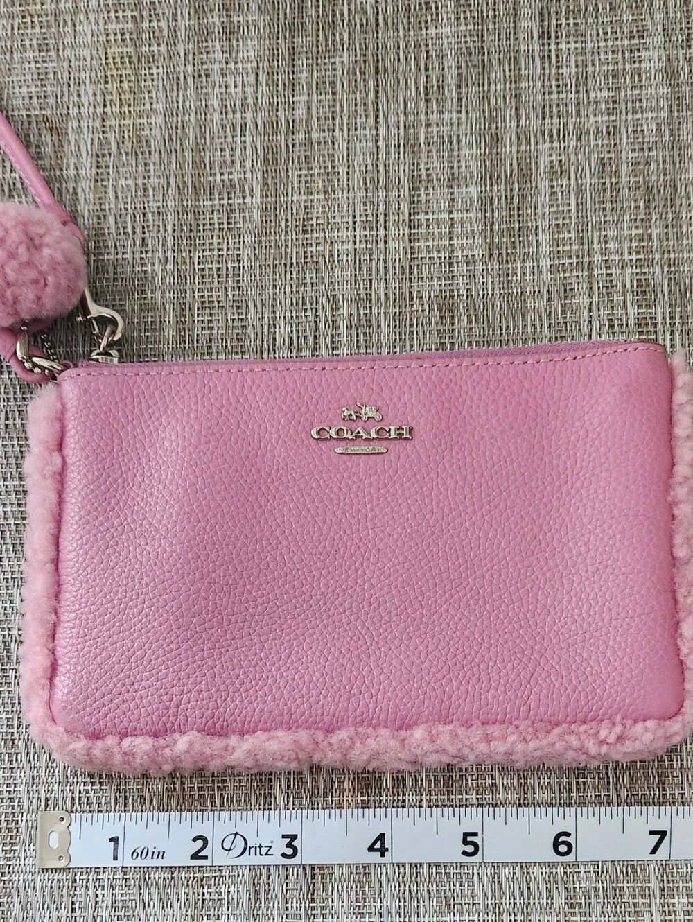 Coach pink leather